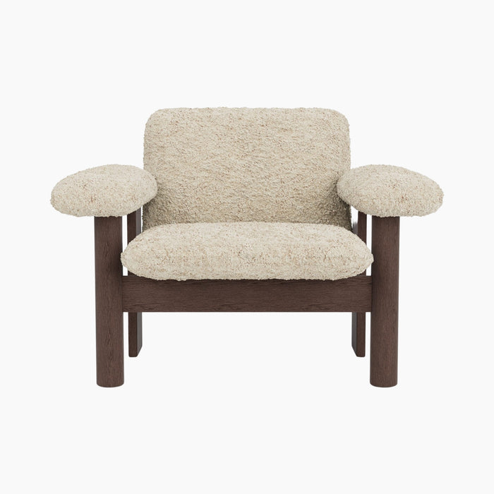 Brasilia Lounge Chair, Low Back, Sheepskin - Sheepskin Nature