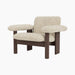 Brasilia Lounge Chair, Low Back, Sheepskin - Sheepskin Nature