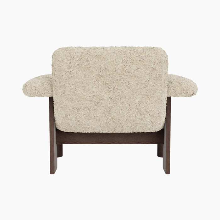 Brasilia Lounge Chair, Low Back, Sheepskin - Sheepskin Nature