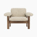 Brasilia Lounge Chair, Low Back, Sheepskin - Sheepskin Nature