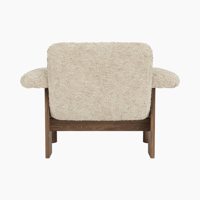Brasilia Lounge Chair, Low Back, Sheepskin - Sheepskin Nature