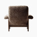 Brasilia Lounge Chair, High Back, Sheepskin - Sheepskin Sahara