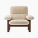 Brasilia Lounge Chair, High Back, Sheepskin - Sheepskin Nature