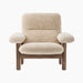 Brasilia Lounge Chair, High Back, Sheepskin - Sheepskin Nature