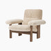 Brasilia Lounge Chair, High Back, Sheepskin - Sheepskin Nature