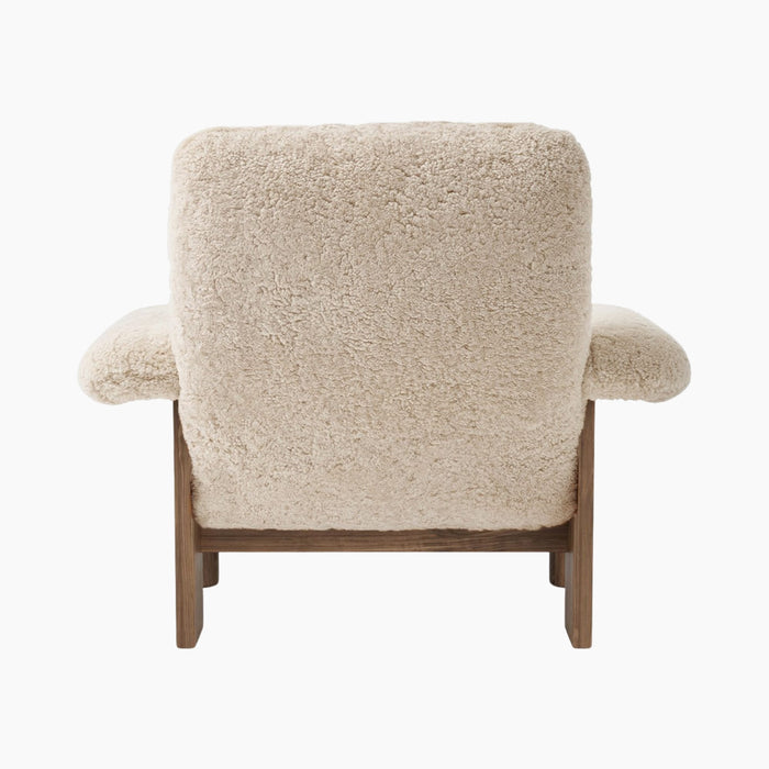 Brasilia Lounge Chair, High Back, Sheepskin - Sheepskin Nature