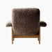 Brasilia Lounge Chair, High Back, Sheepskin - Sheepskin Sahara