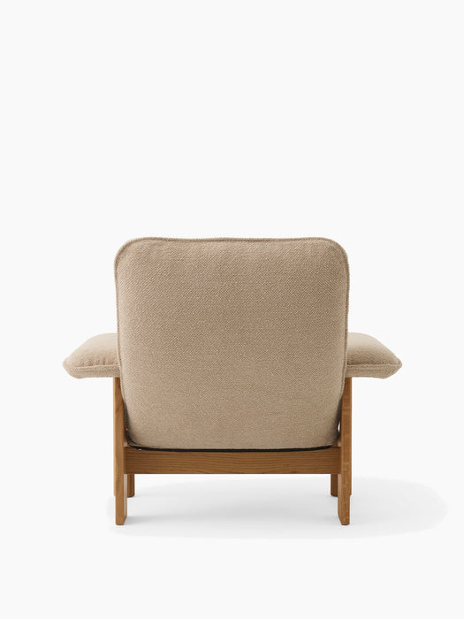 Brasilia Lounge Chair, High Back, Textile - Audo Bouclé 02