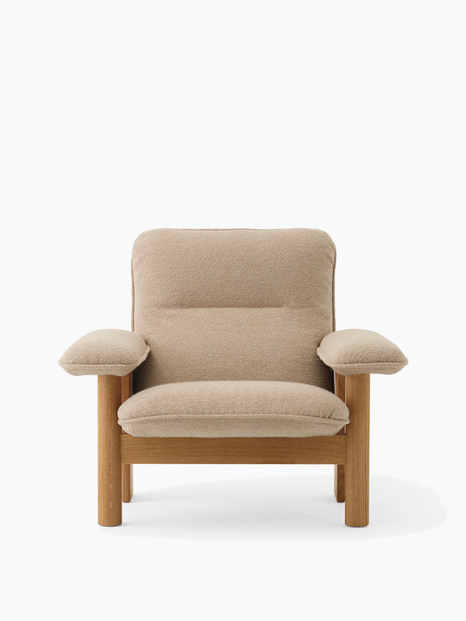 Brasilia Lounge Chair, High Back, Textile - Audo Bouclé 02