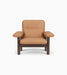 Brasilia Lounge Chair, High Back, Textile - Dunes Camel 21004