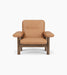Brasilia Lounge Chair, High Back, Textile - Dunes Camel 21004