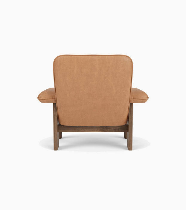 Brasilia Lounge Chair, High Back, Textile - Dunes Camel 21004
