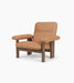 Brasilia Lounge Chair, High Back, Textile - Dunes Camel 21004