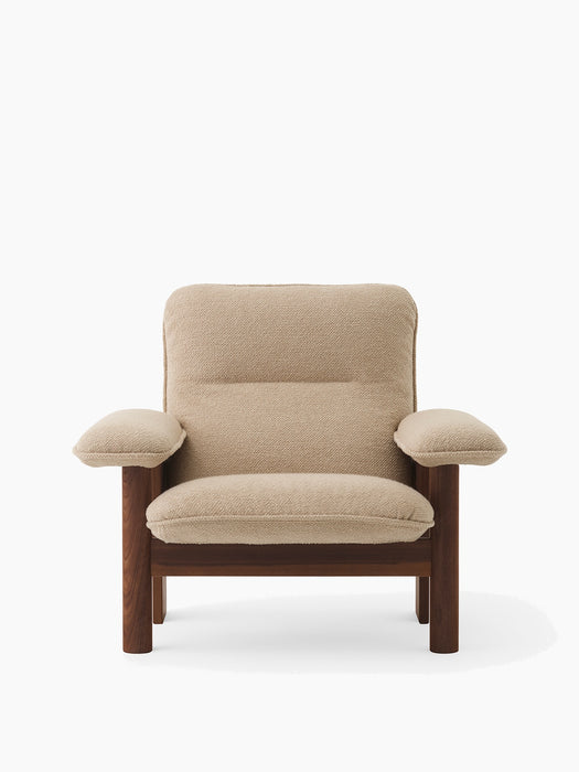 Brasilia Lounge Chair, High Back, Textile - Audo Bouclé 02