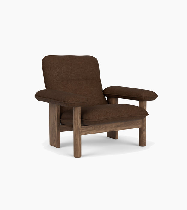 Brasilia Lounge Chair, High Back, Textile - Audo Bouclé 07