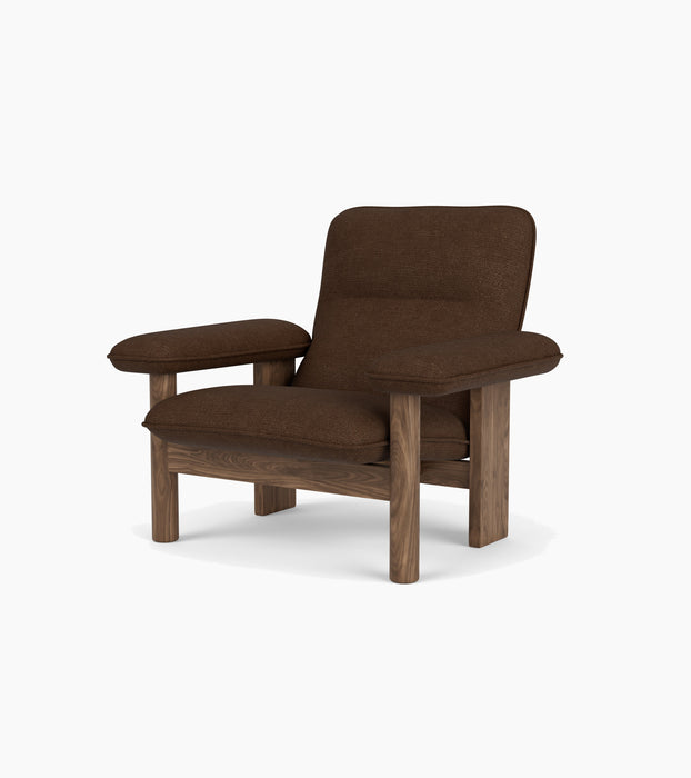 Brasilia Lounge Chair, High Back, Textile - Audo Bouclé 07
