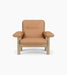 Brasilia Lounge Chair, High Back, Textile - Dunes Camel 21004
