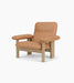Brasilia Lounge Chair, High Back, Textile - Dunes Camel 21004