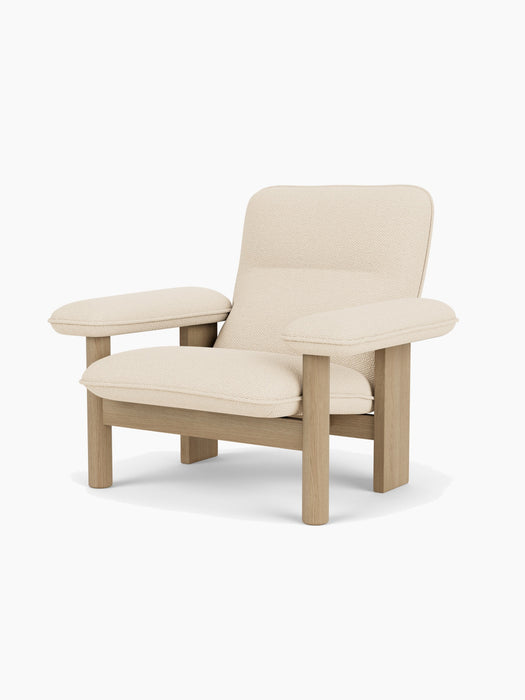 Brasilia Lounge Chair, High Back, Textile - Logan Jasmine