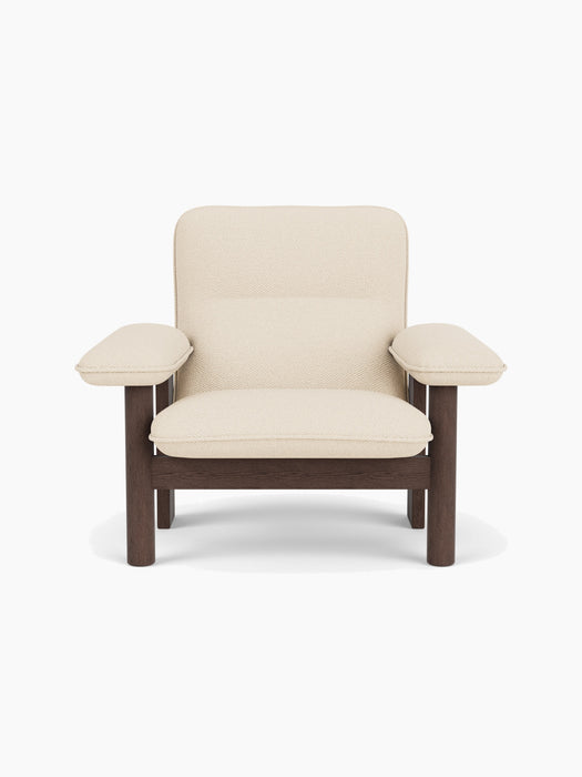 Brasilia Lounge Chair, High Back, Textile - Logan Jasmine