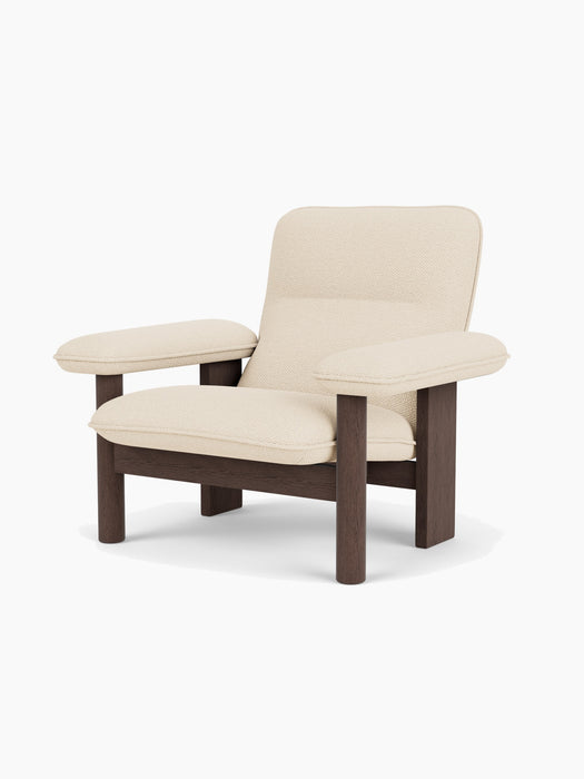 Brasilia Lounge Chair, High Back, Textile - Logan Jasmine