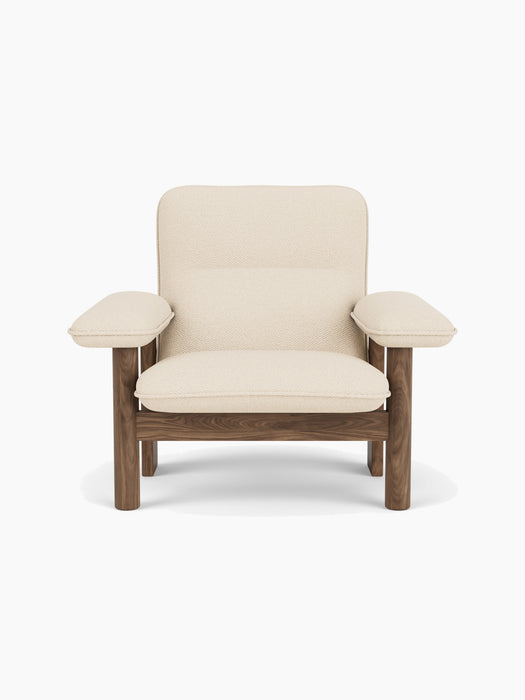 Brasilia Lounge Chair, High Back, Textile - Logan Jasmine