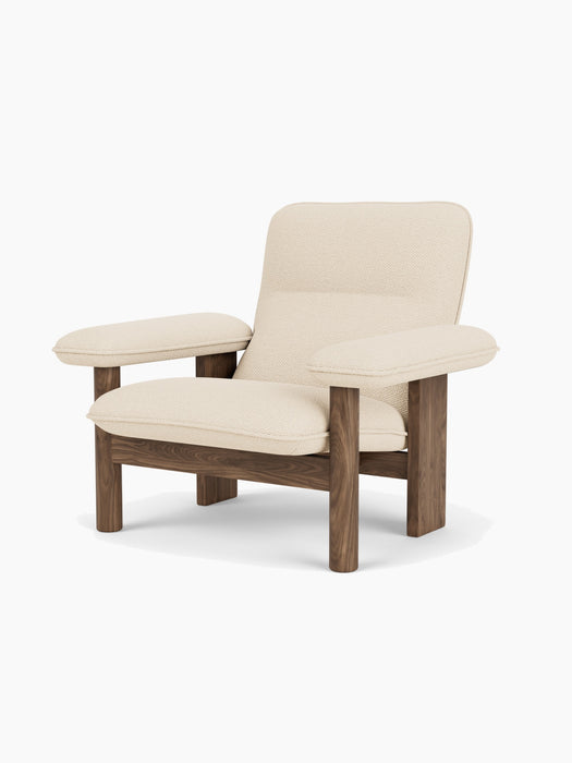 Brasilia Lounge Chair, High Back, Textile - Logan Jasmine