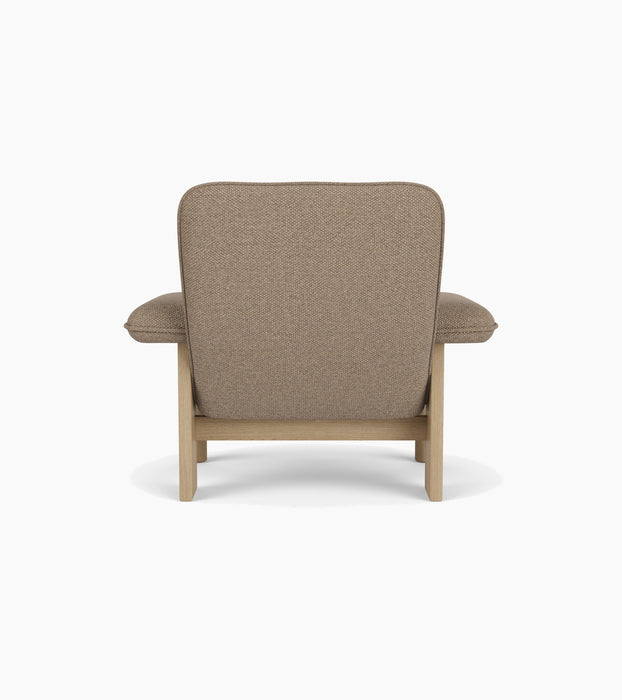 Brasilia Lounge Chair, High Back, Textile - Logan Flint