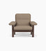 Brasilia Lounge Chair, High Back, Textile - Logan Flint