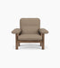 Brasilia Lounge Chair, High Back, Textile - Logan Flint