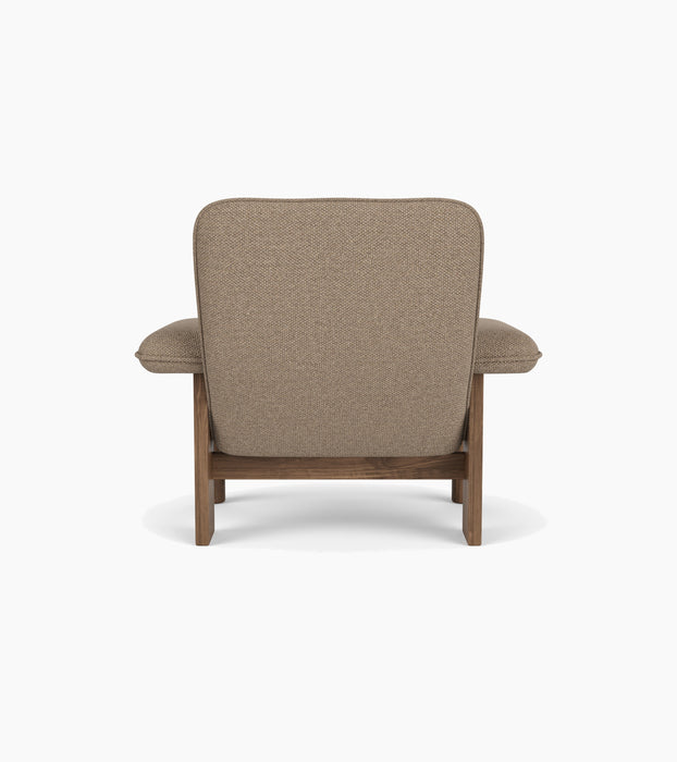 Brasilia Lounge Chair, High Back, Textile - Logan Flint