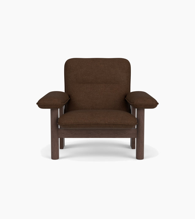 Brasilia Lounge Chair, High Back, Textile - Audo Bouclé 07