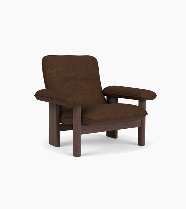 Brasilia Lounge Chair, High Back, Textile - Audo Bouclé 07