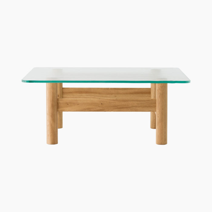Brasilia Lounge Table - Natural Oak