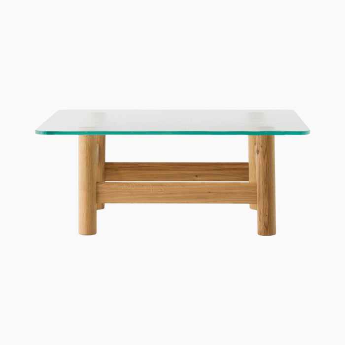 Brasilia Lounge Table - Natural Oak