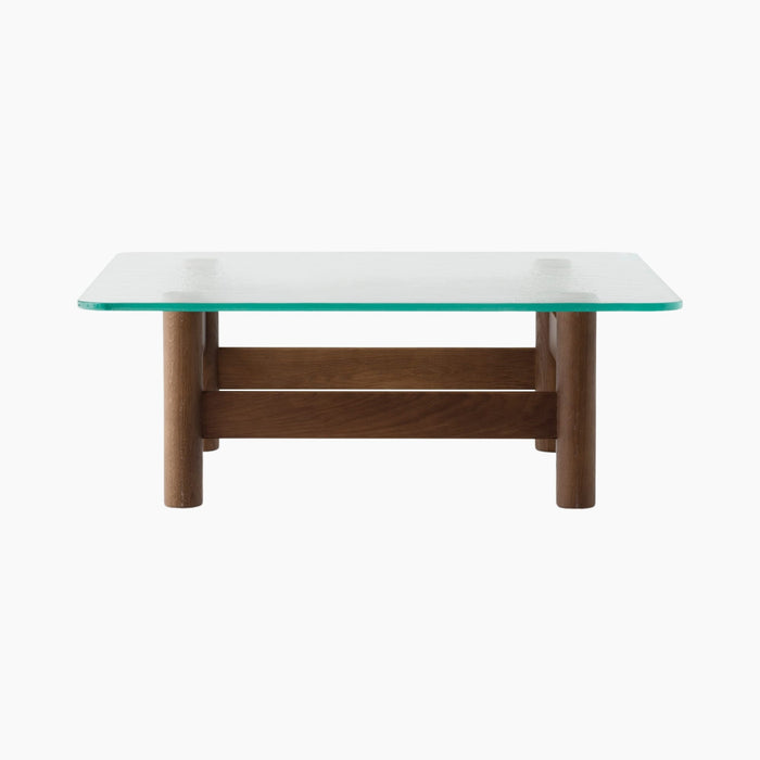Brasilia Lounge Table - Dark Stained Oak