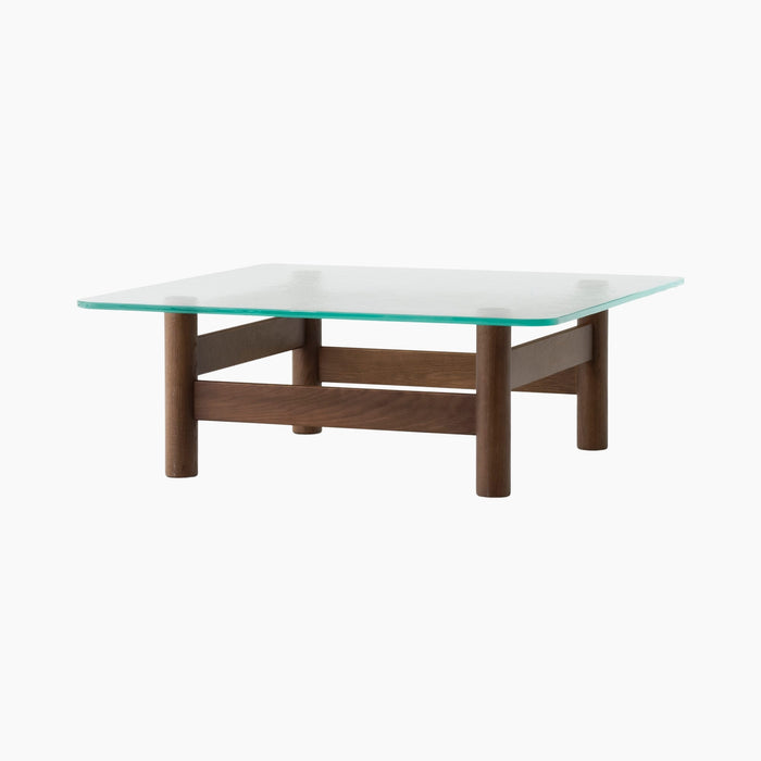 Brasilia Lounge Table - Dark Stained Oak