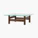 Brasilia Lounge Table - Dark Stained Oak