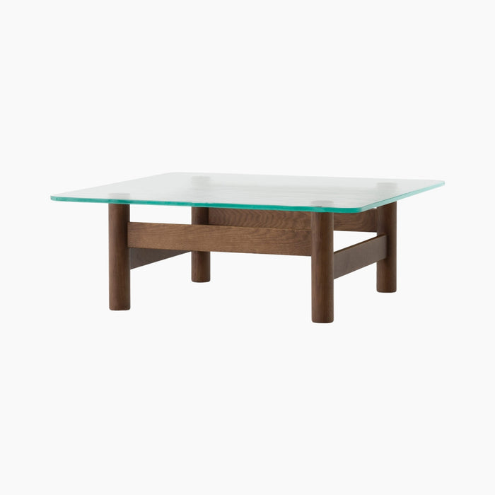 Brasilia Lounge Table - Dark Stained Oak