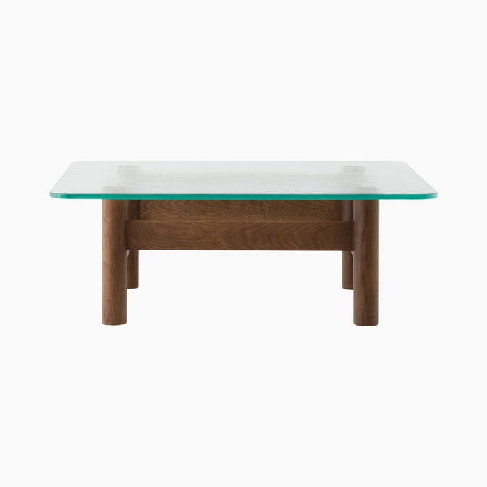 Brasilia Lounge Table - Dark Stained Oak