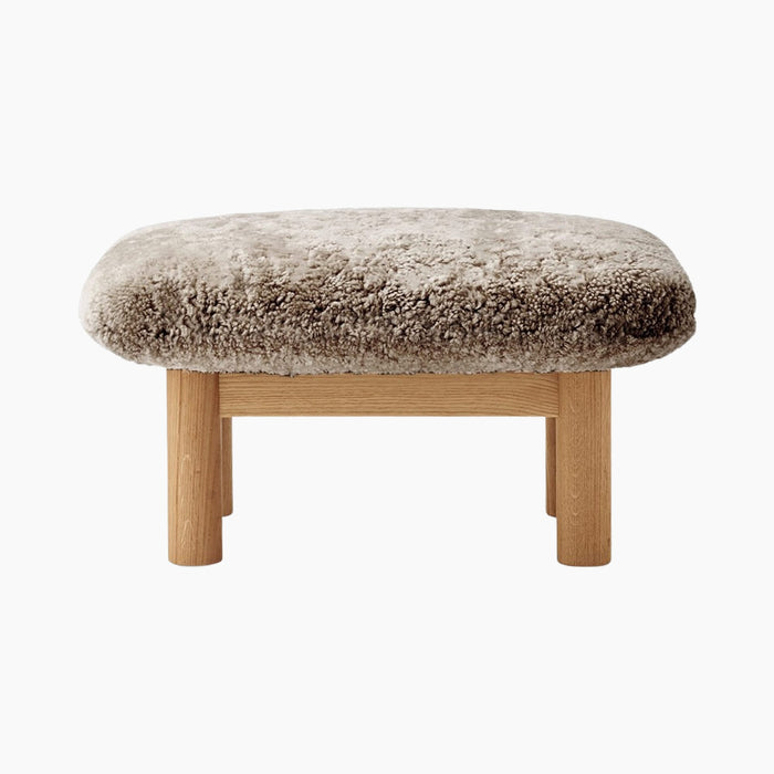 Brasilia Ottoman, Sheepskin - Sheepskin Sahara