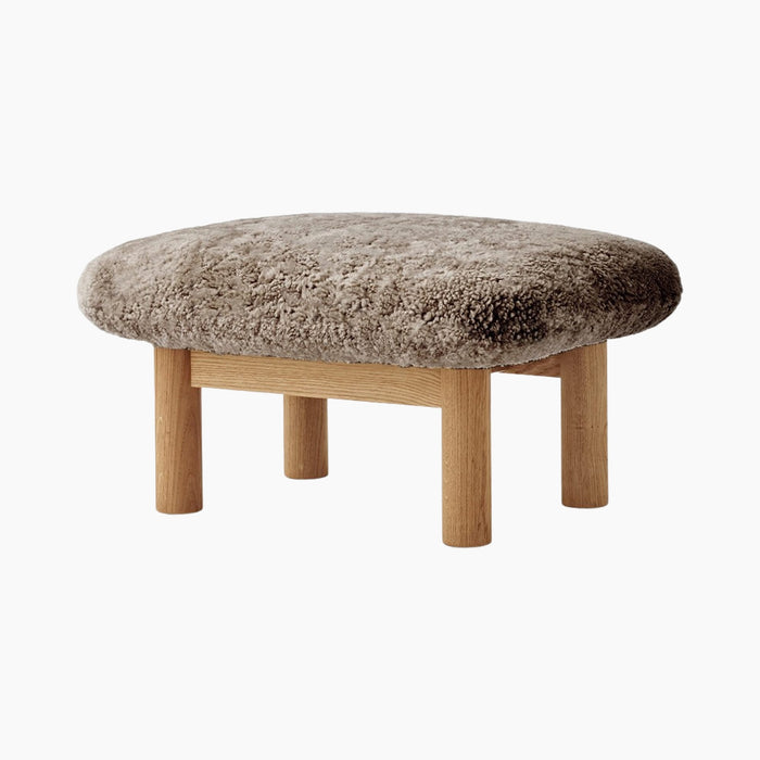 Brasilia Ottoman, Sheepskin - Sheepskin Sahara