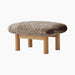 Brasilia Ottoman, Sheepskin - Sheepskin Root