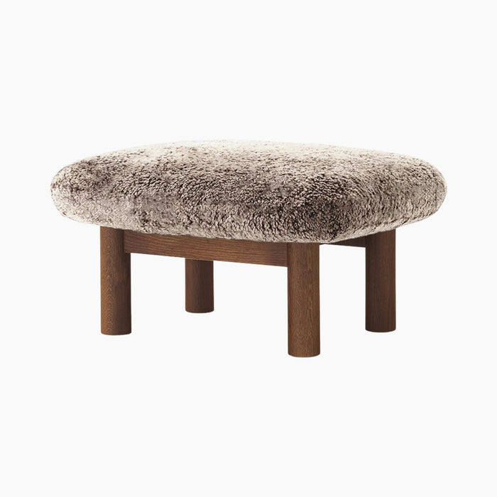 Brasilia Ottoman, Sheepskin - Sheepskin Sahara