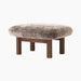 Brasilia Ottoman, Sheepskin - Sheepskin Sahara
