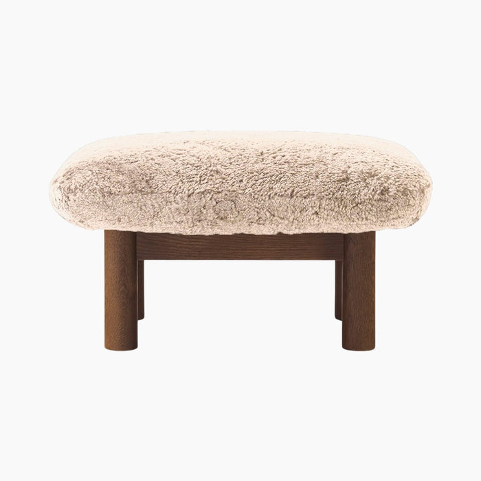 Brasilia Ottoman, Sheepskin - Sheepskin Nature