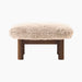 Brasilia Ottoman, Sheepskin - Sheepskin Nature