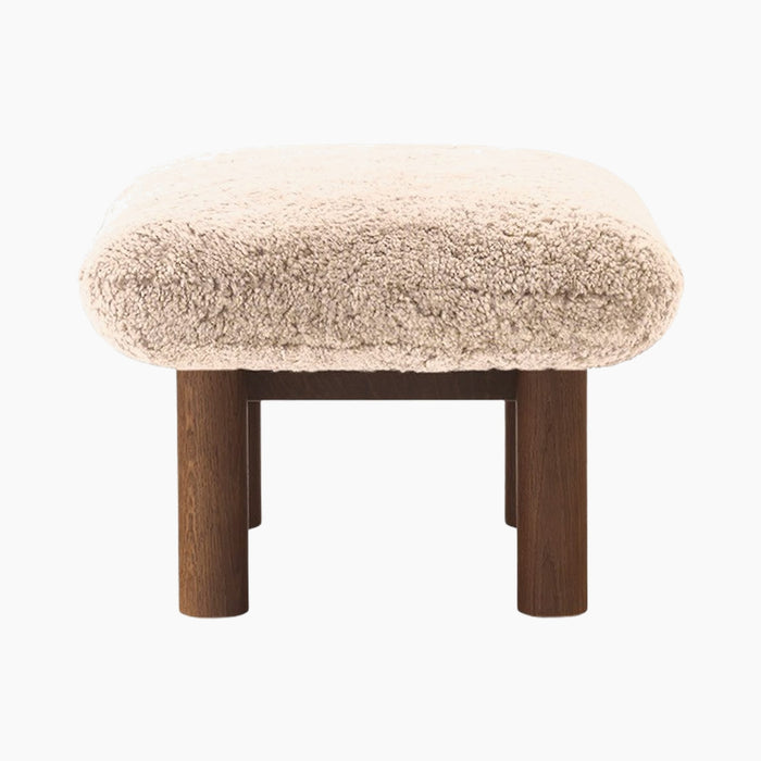 Brasilia Ottoman, Sheepskin - Sheepskin Nature