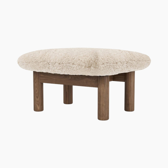 Brasilia Ottoman, Sheepskin - Sheepskin Nature