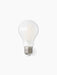 Front view of the Bulb (JWDA - CE) E27, 8W, A60, Matt, featuring a frosted glass bulb and a silver screw base.
